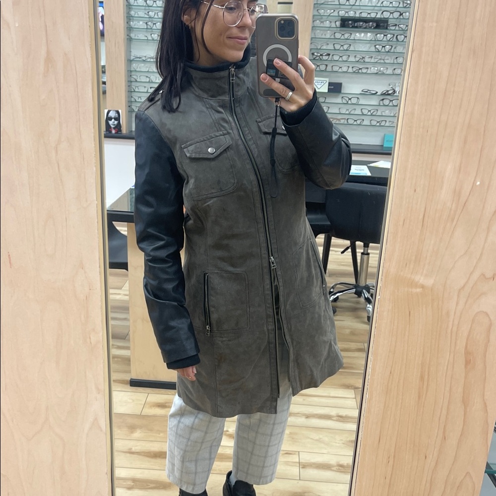 Danier suede and leather Jacket